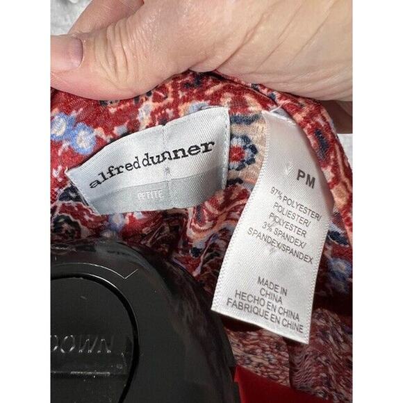 Alfred Dunner Petites Gypsy Moon Blouse Size Petite Medium - Picture 5 of 6